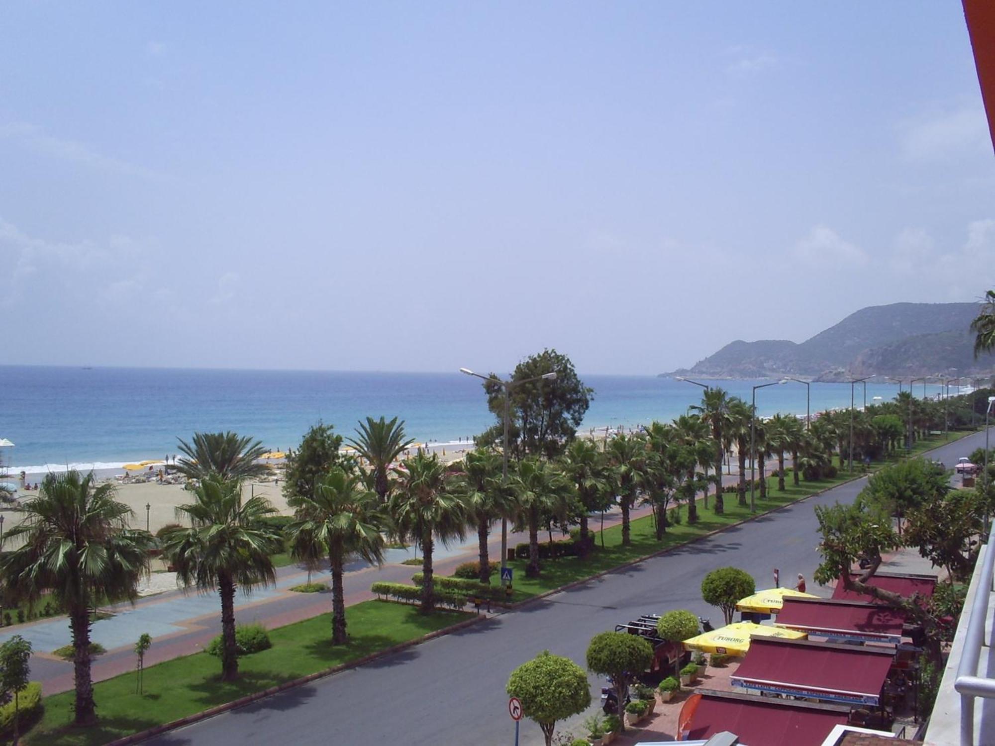 Kleopatra Beach Yildiz Hotel Alanya Bagian luar foto