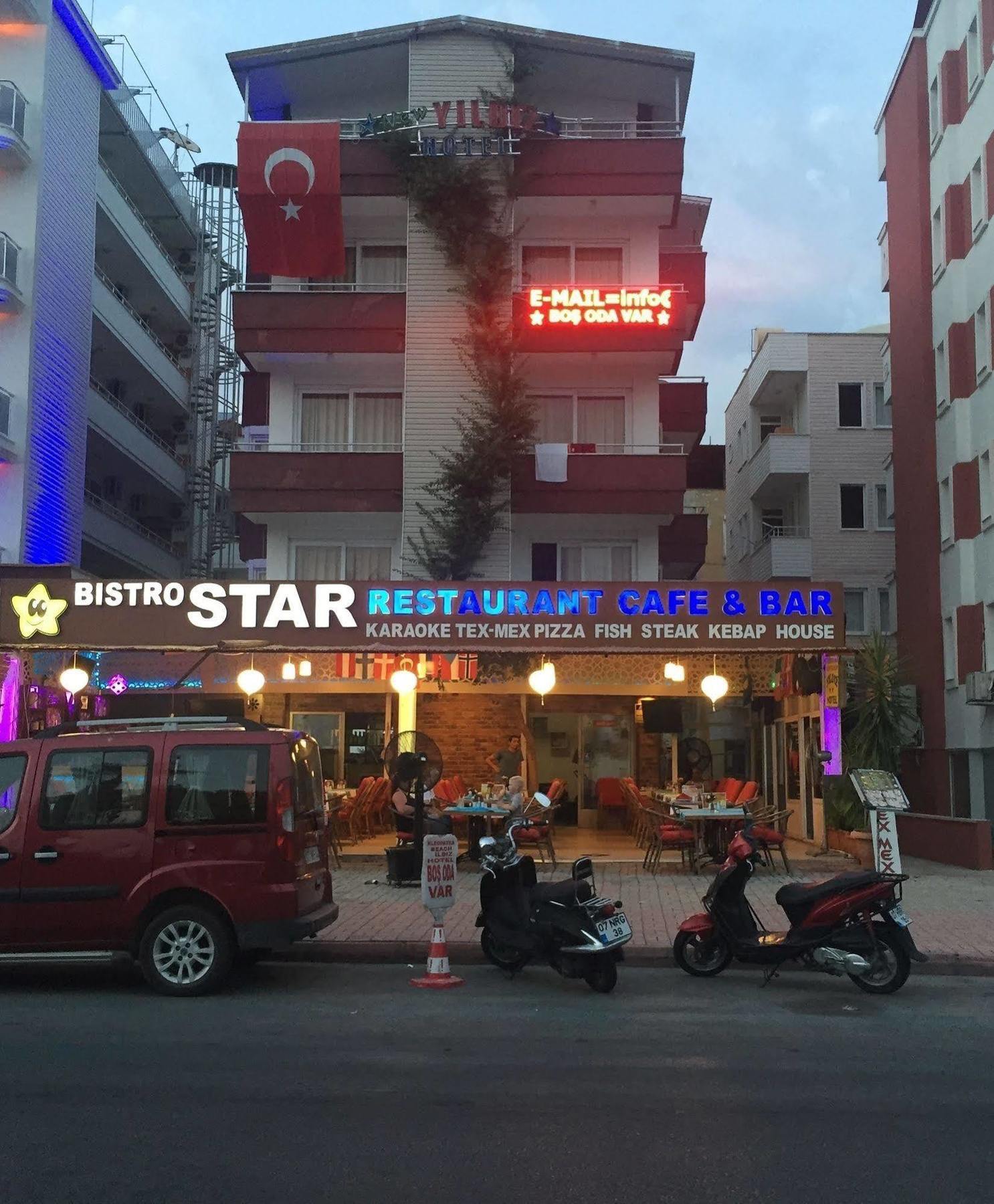 Kleopatra Beach Yildiz Hotel Alanya Bagian luar foto